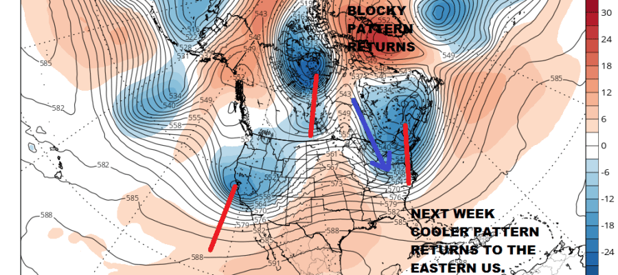 Spring Weather Volatility Continues Next Week Cool Pattern Ahead