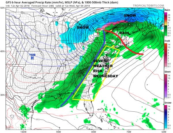 Chilly Rain Thunderstorms Volatile Weather Pattern Continues