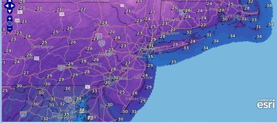 Coastal Storm Drags Cold Air Mass Southward Sunday Monday Cold Cloudy Saturday As Coastal Storm Moves Well East Weekend Storm Off The Table Showers Overnight Cold Weekend