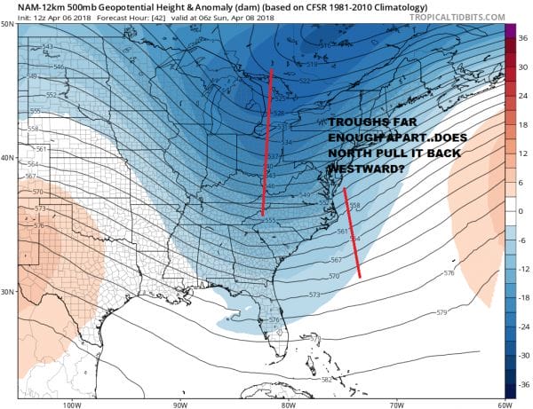 Watching Coastal Low Should Stay Offshore