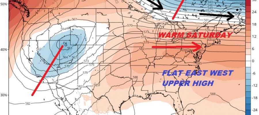 Mother's Day Issues Developing With Cold Front Dropping Southward