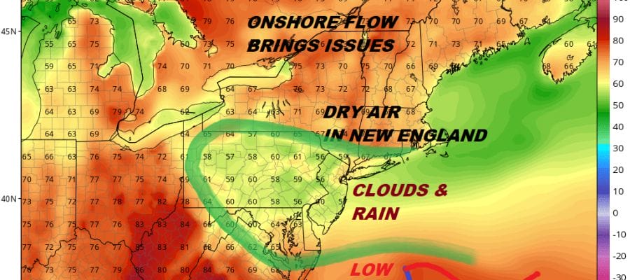 June Gloom Lies Ahead Ocean Winds On & Off Rain