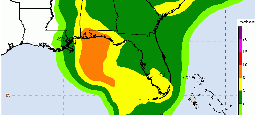 A Tropical Storm Warning has been issued for the west coast of the Florida peninsula from Bonita Beach to the Anclote River. A Tropical Storm Warning has been issued for the northern Gulf Coast from the Aucilla River westward to the Mississippi/Alabama border. The Tropical Storm Watch has been discontinued west of the Mouth of the Pearl River including Lake Pontchartrain and Lake Maurepas. The Storm Surge Watch has been discontinued to the west of the Mouth of the Pearl River.