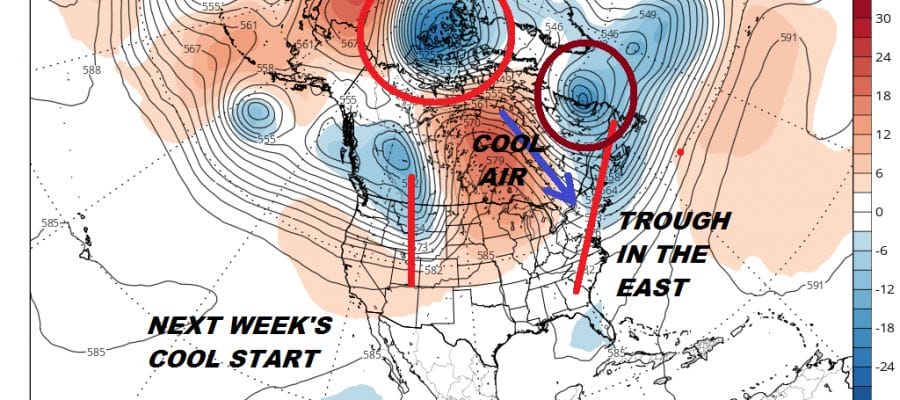 Shots of Canadian Cool Air Next 10 Days