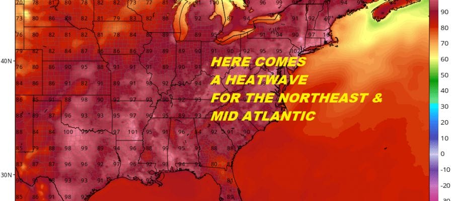 Week Starts Great Heatwave Looms Long Range Into Next Week