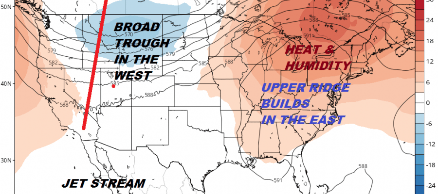 Gloomy Saturday Ocean Wind Severe Weather South Summer Pattern Coming Late Next Week