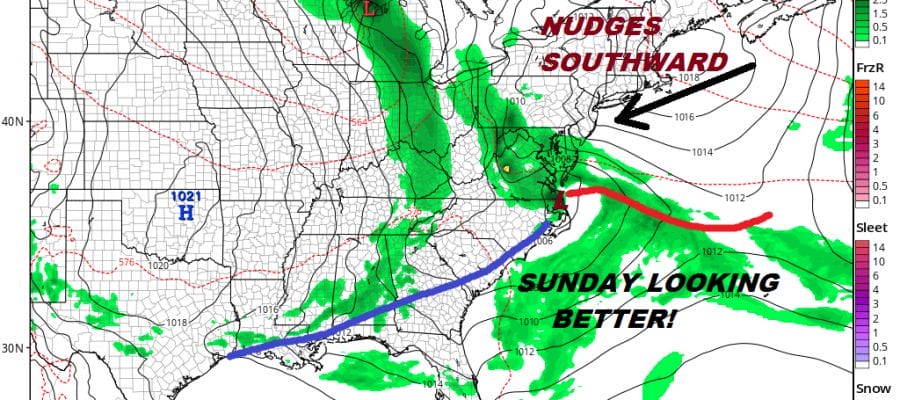 Stronger Blocking Means Optimism Grows For The Weekend Cloudy