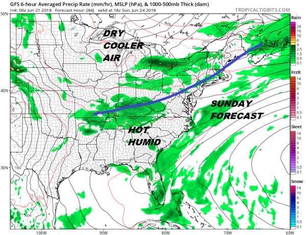 Showers Ocean Wind Saturday Warm Humid Sunday Weather Improves Later Today Showers Likely Saturday