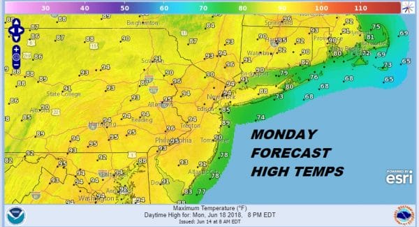 Great Weather Summery Fathers Day Monday Heat