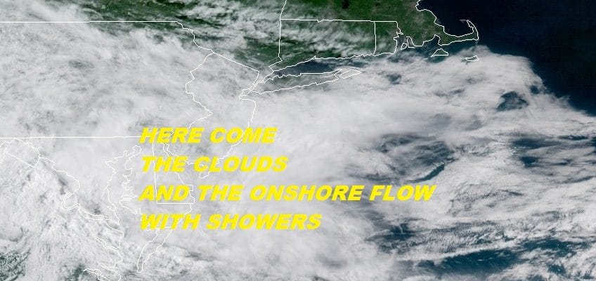 Weekend Split Onshore Flow Saturday Warm Humid Flow Sunday