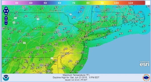 Radars Loading Up As Showers Move Slowly Northward