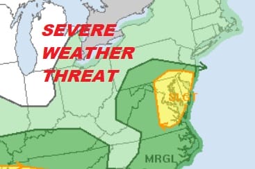 Gloomy Saturday Ocean Wind Severe Weather South