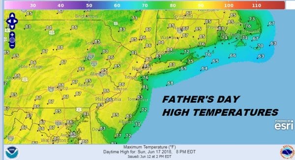 Fathers Day Weekend Underway Sunshine Warm Beach Weekend