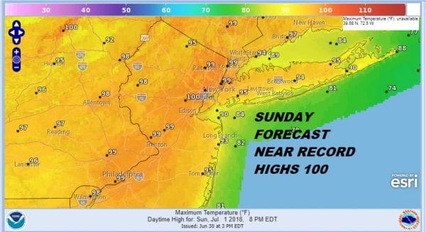 Heatwave Day 3 Record Highs Near 100 Degrees Urban Centers