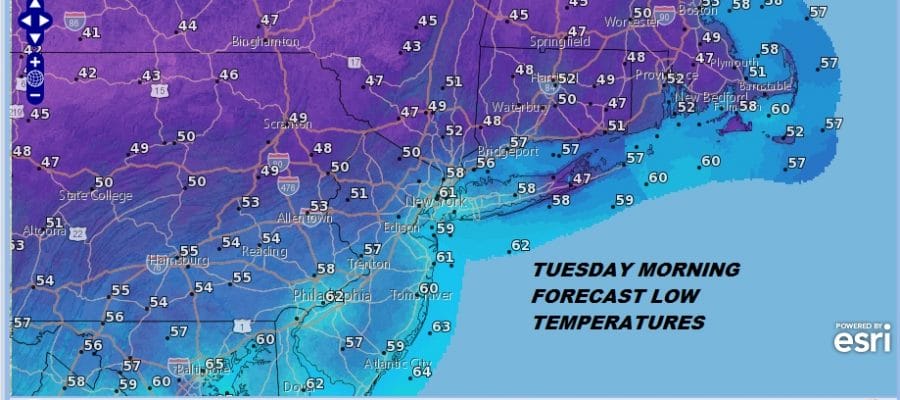 Beautiful Night Ahead Dry Air Remains Into Wednesday
