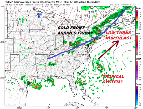 Tropical Disturbances Develop In Atlantic Basin