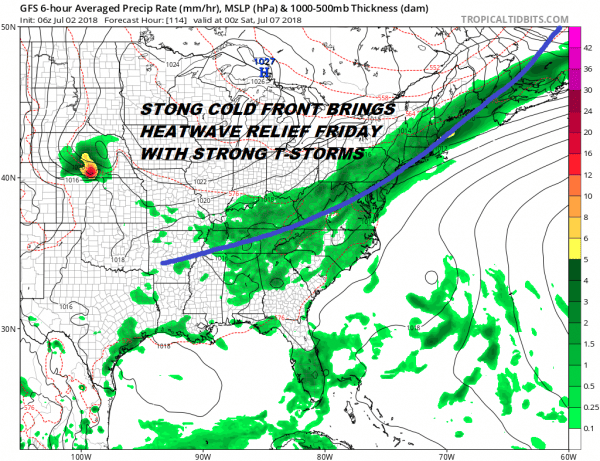 Heatwave Day 5 Thunderstorms Late Today Very Humid