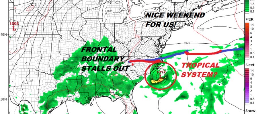Disturbed Weather Off Southeast US Coast Better Organized