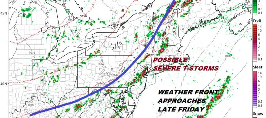 Humidity Rages Severe Weather Threat Friday Improving Weekend
