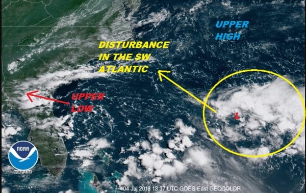 Tropical Disturbances Develop In Atlantic Basin