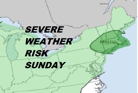 Weekend Thunderstorm Risks Cold Front Arrives Tuesday