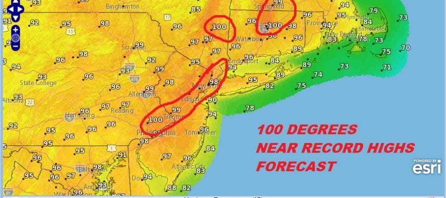 100 Degree Highs Today Excessive Heat Humidity