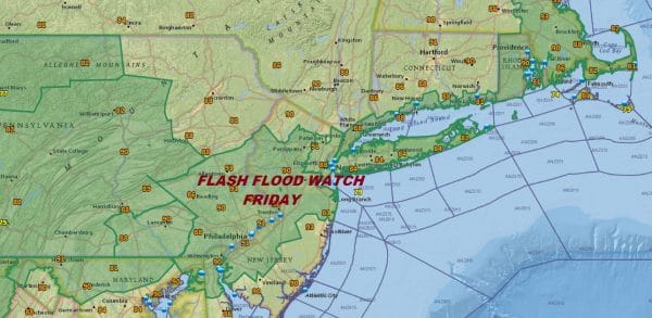 Flash Flood Watch Friday Strong Storms Heavy Rains Possible