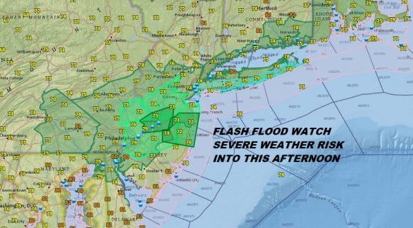 Flash Flood Watch Severe Weather Risk Beautiful Weekend