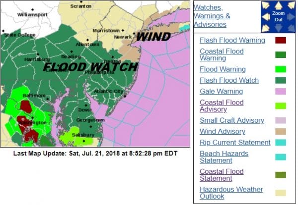 Stormy Night Rain Wind Thunderstorms Severe Weather