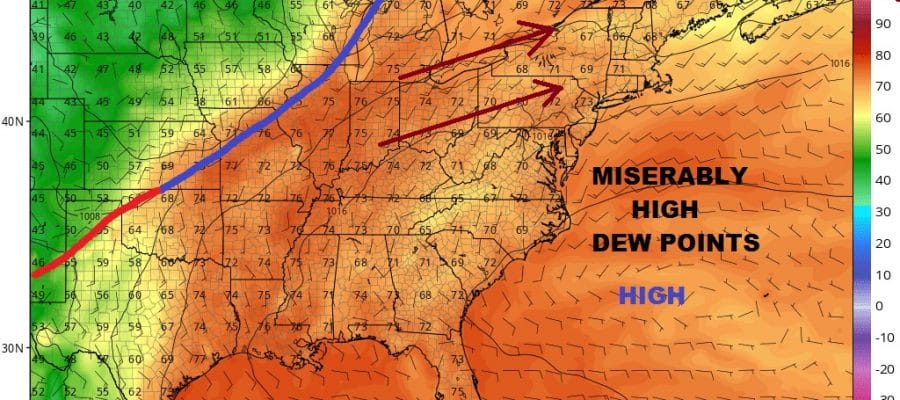 Bad Hair Weather Moving Eastward