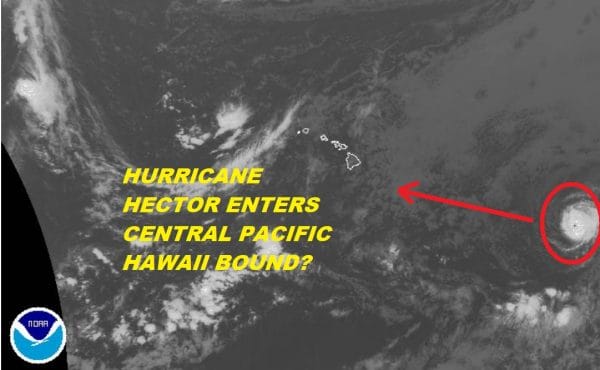 Hurricane Hector Hawaii Bound