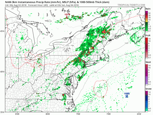 Severe Weather Flash Flood Risk Continues Inland