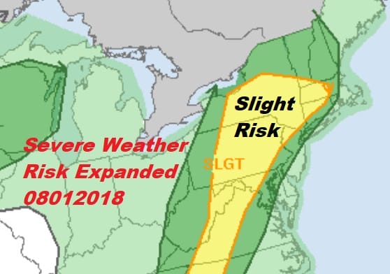 Severe Weather Risk Expanded River Flooding Risk Continues.
