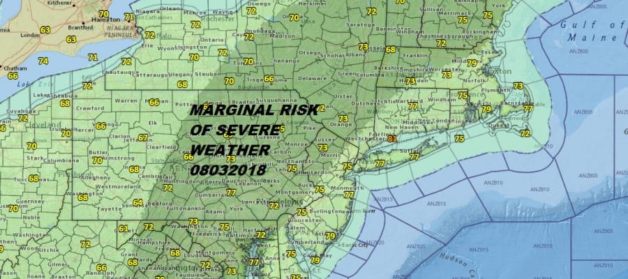 Downpours Thunderstorm Threat Continues Heat Arrives Sunday