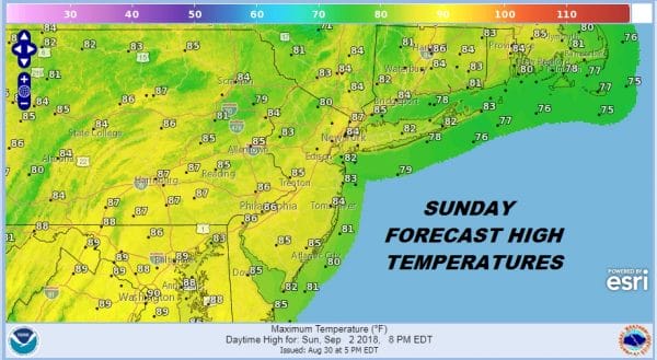 Labor Day Weekend Weather