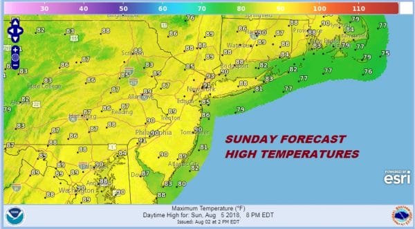Downpours Thunderstorm Threat Continues Heat Arrives Sunday