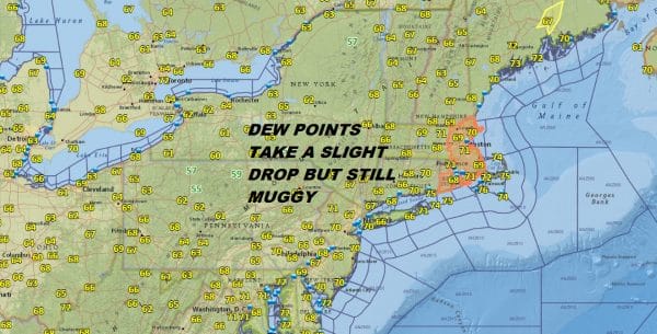 Dew Points Drop Slightly Bad Hair Weather Weekend Next Week