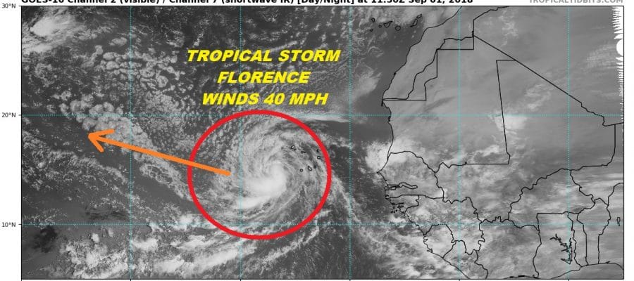 tropical storm florence