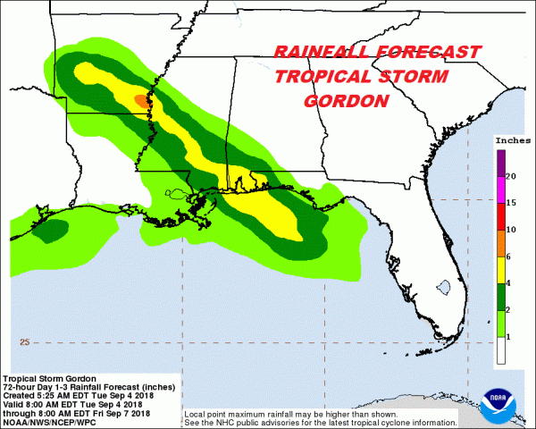 tropical storm gordon