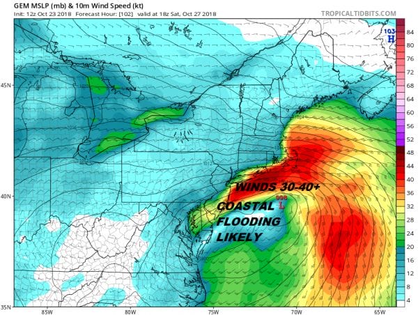weather models coastal storm