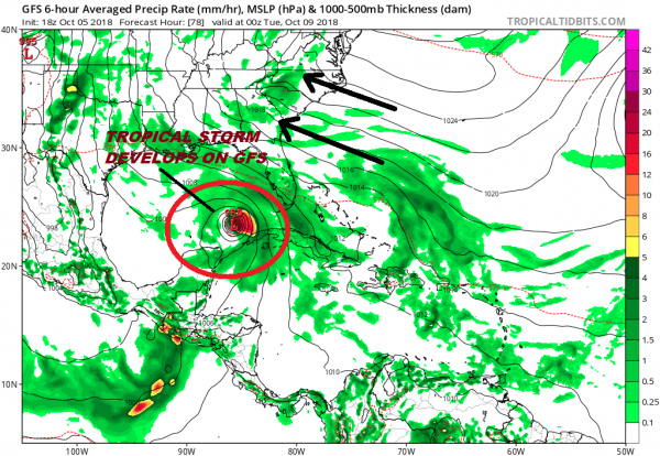tropical storm development
