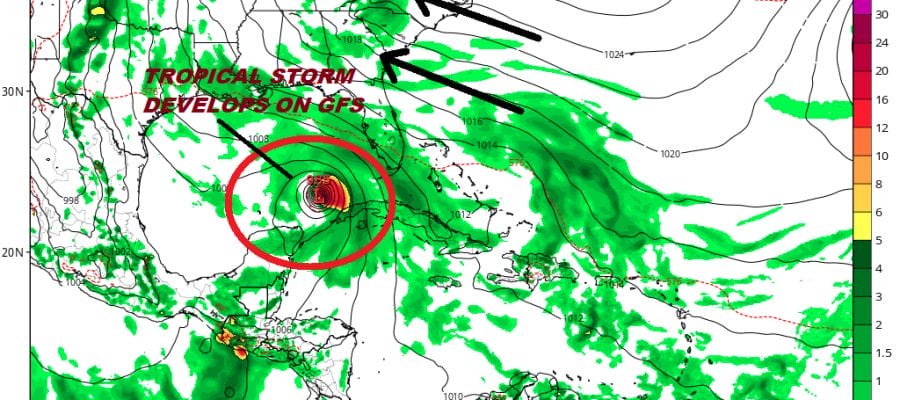 tropical storm development