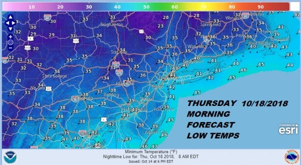 Showers long range cold shots