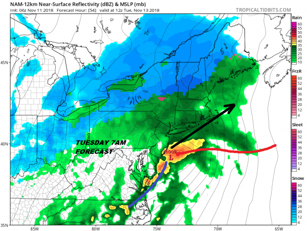 rain arriving monday