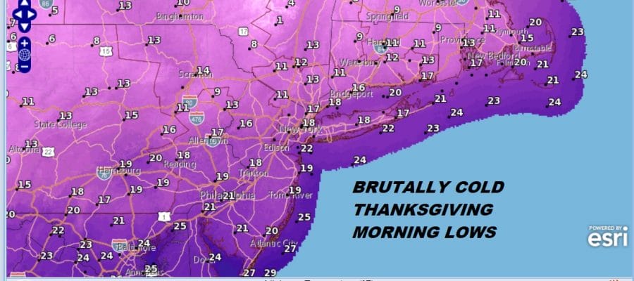 thanksgiving bitter cold