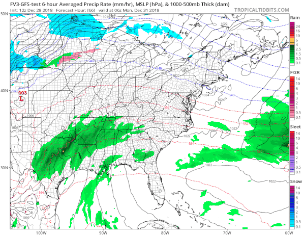 new years eve weather