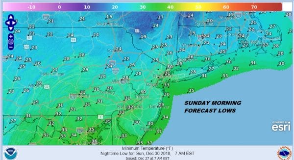 new years eve weather