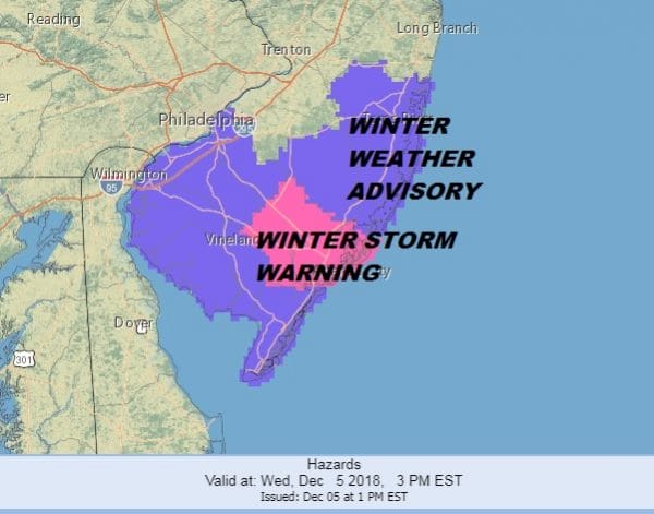 winter storm warning