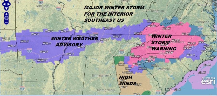 cold weekend snowstorm winter storm warning