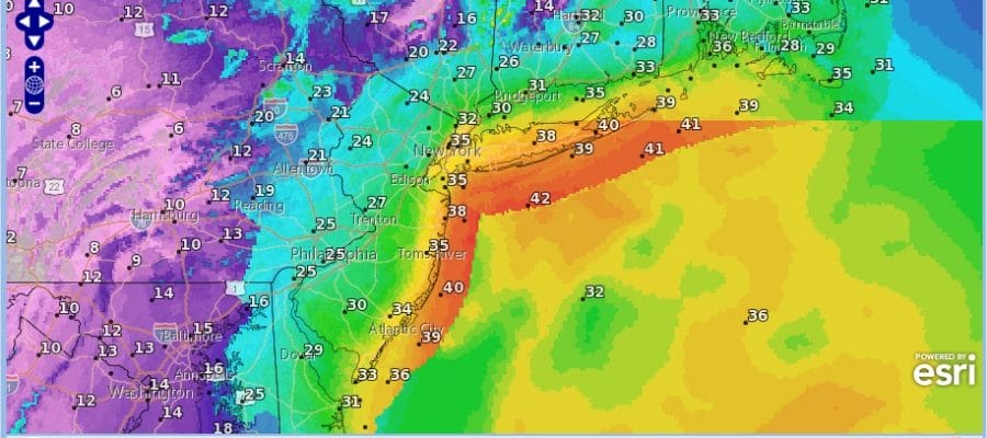 major storm coastal flood warning